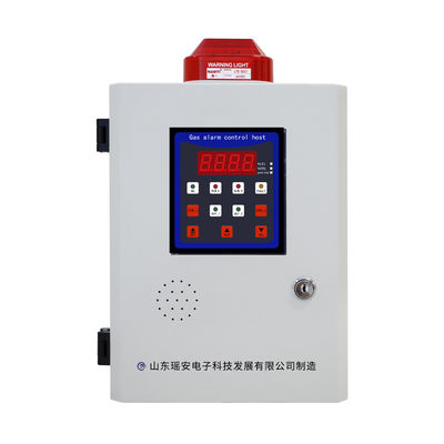 เครื่องควบคุมสัญญาณเตือนก๊าซติดผนัง ช่องเดียว RS485 4-20mA แพเนลควบคุมก๊าซ