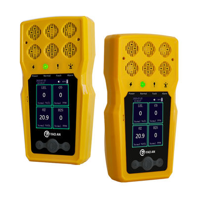 BTQ-YA-C100FT เครื่องตรวจจับก๊าซ เครื่องตรวจสอบก๊าซพกพา 4 IN 1 เครื่องตรวจจับก๊าซหลายตัวสําหรับ CO O2 H2S CH4