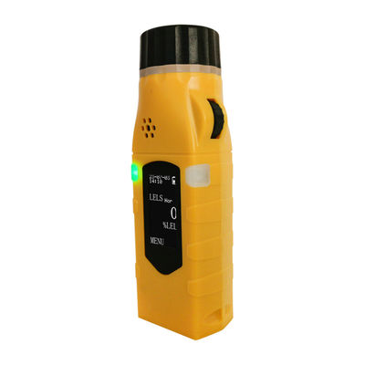 เครื่องตรวจจับก๊าซตัวเดียวแบบพกพา ABS สําหรับก๊าซคาร์บอนโมโนออกไซด์ CO / H2S ไฮโดรเจนซัลฟิด