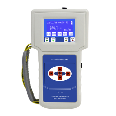 เครื่องวัดฝุ่น PM2.5 แบบพกพา เครื่องวัดฝุ่นหมอก เครื่องวัดอากาศ เครื่องนับอนุภาคสําหรับการวิเคราะห์อากาศที่แม่นยํา